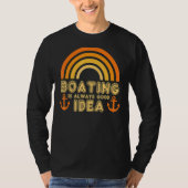 Mannen bootankerboot is altijd t-shirt (Voorkant)