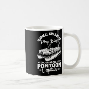 Mannen bootcoole opa's zijn pontonkapitein Fun Koffiemok