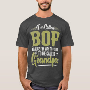 Mannen Bop's voor opa Mannen vaderdag Ik heet T-shirt