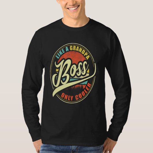 Mannen borden als opa alleen koel t-shirt (Voorkant)
