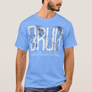Mannen borstel, voorheen bekend als Uncle Meme Fun T-shirt