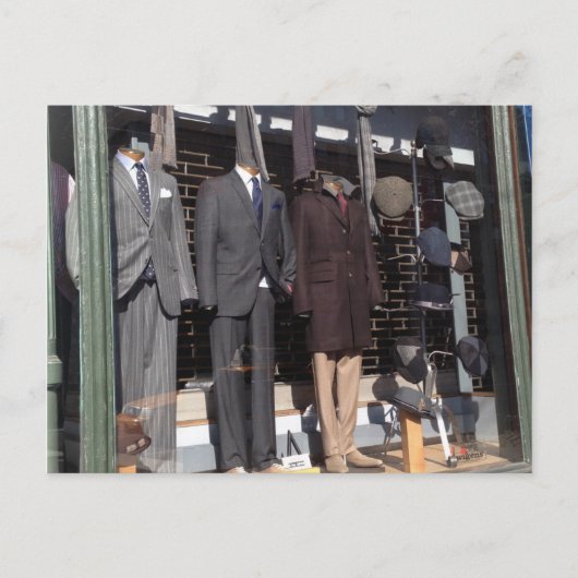 Mannen Boutique Briefkaart (Voorkant)