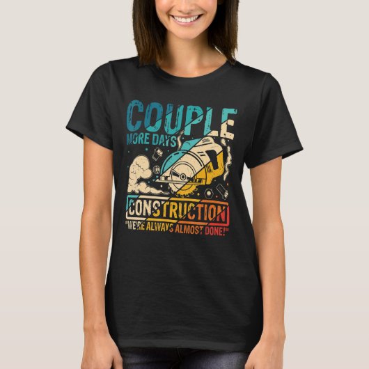 Mannen bouwplaats w. t-shirt (Voorkant)