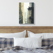 Mannen Boven de Laan Canvas Afdruk (Insitu (Slaapkamer))