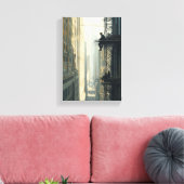 Mannen Boven de Laan Canvas Afdruk (Insitu (Woonkamer))