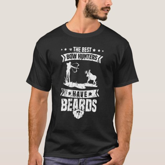 Mannen Bow Hunting Archer Deer Buck T-shirt (Voorkant)