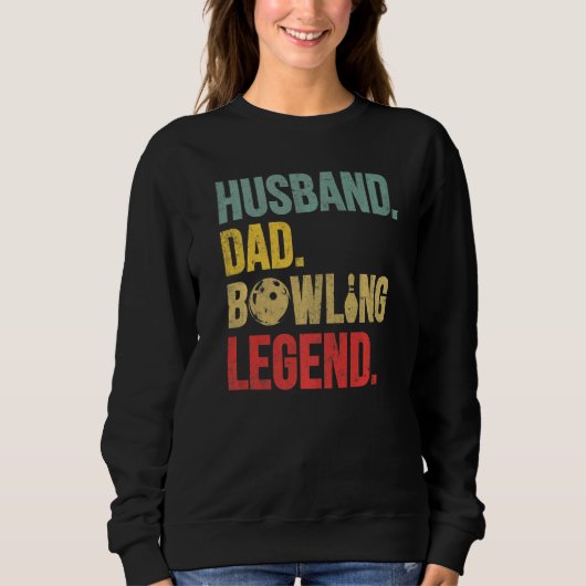 Mannen bowlen voor bowling man vader trui (Voorkant)