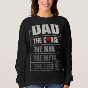 Mannen Bowling Coach Papa Man Myth De legende Bowl Trui