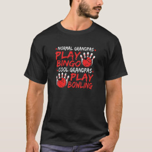 Mannen Bowling Grandpa T-shirt