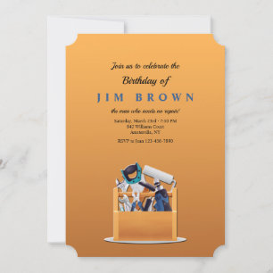 Mannen Box Birthday Kaart