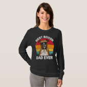 Mannen Boxer papa Boxer Dog Mannen T-shirt (Voorkant volledig)