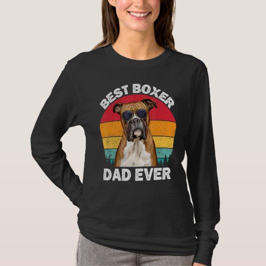 Mannen Boxer papa Boxer Dog Mannen T-shirt (Voorkant)
