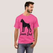 Mannen Boxer papa T-shirt (Voorkant volledig)