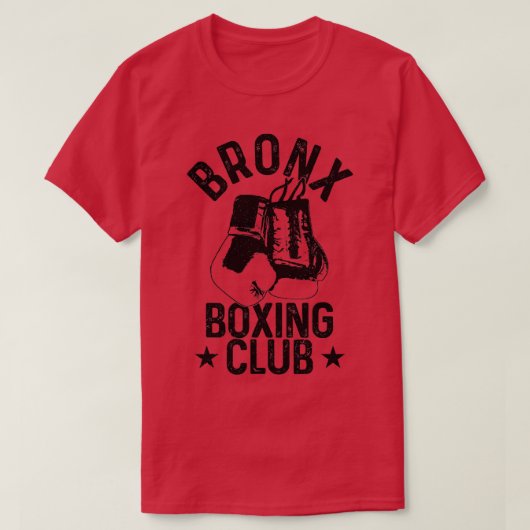 Mannen Boxing Bronx NY New York  Boxing Club T-shirt (Design voorkant)