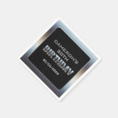 Mannen Boy is jarig Servet (Hoek)