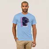 Mannen Boze Gorilla Lessen Leren T-Shirt (Voorkant volledig)