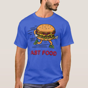 Mannen branderkoken Funny Fast Food Burger Lover T-shirt