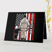 Mannen Brandweerman hebben Big Hoses leuk pun bran Kaart (Gele Bloem)