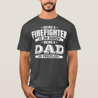 Mannen brandweerman is een perfecte Vaderdag T-shirt