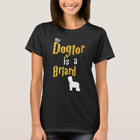 Mannen Briard Briard T-shirt (Voorkant)