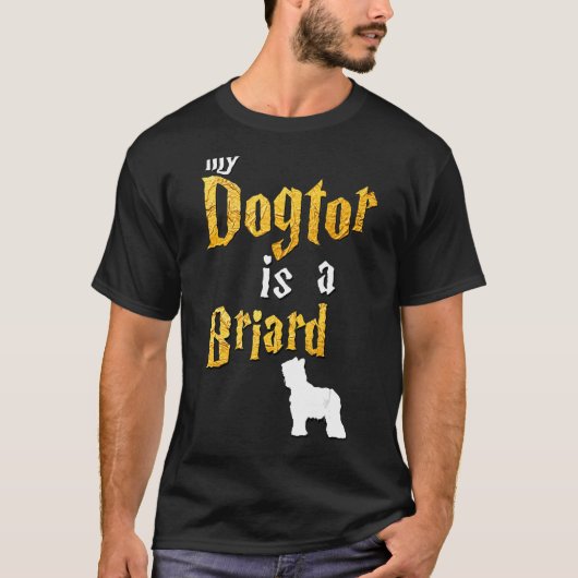 Mannen Briard Briard T-shirt (Voorkant)