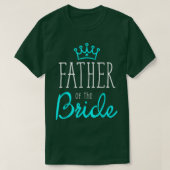 Mannen Bride Groom's vader van de bruiddans T-shirt (Design voorkant)