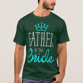 Mannen Bride Groom's vader van de bruiddans T-shirt