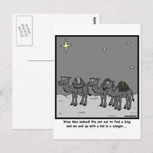 Mannen Briefkaart (Voorkant / Achterkant)