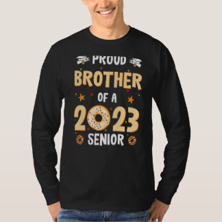 Mannen Broeder Afstuderen, klasse 2023 Senior Grad T-shirt