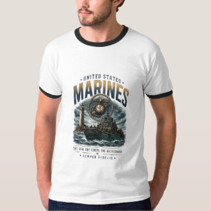 Mannen Broederschap van de Zee van de Verenigde St T-shirt