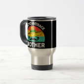 Mannen broer in wet Gift Nacho Gemiddelde broer Reisbeker (Voorkant links)