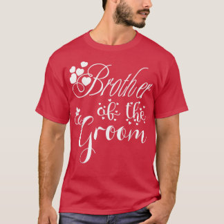 Mannen broer van de bruinbruinbruin of bachelo t-shirt