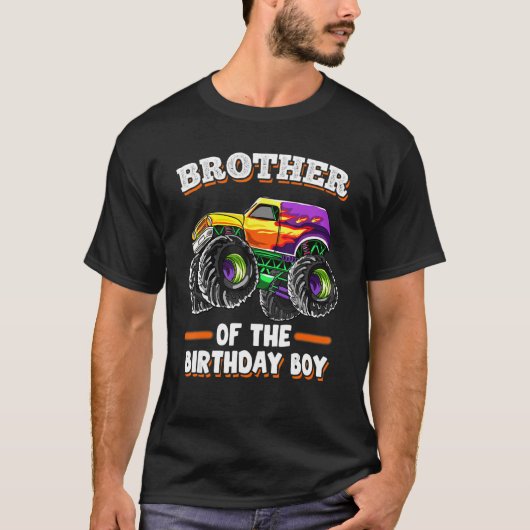 Mannen broer van de jongen vaders Monster T T-shirt (Voorkant)