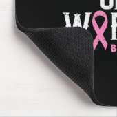 Mannen broer van een waanzinnige borstkankerwaarsc muismat (Hoek)