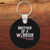 Mannen broer van een waanzinnige borstkankerwaarsc sleutelhanger (Voorkant)