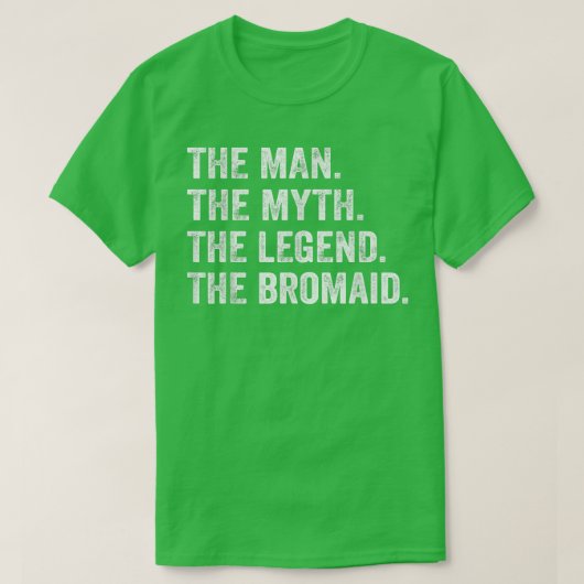 Mannen broer van het Britse Man van Honor Wedding  T-shirt (Design voorkant)
