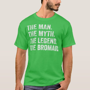 Mannen broer van het Britse Man van Honor Wedding  T-shirt