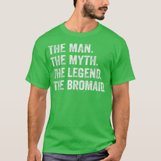 Mannen broer van het Britse Man van Honor Wedding T-shirt