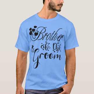 Mannen broer van het bruinbruisende huwelijk of ba t-shirt
