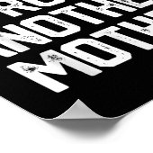 Mannen broertje van een andere moeder Grappig Gag  Poster (Hoek)