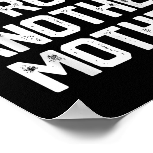 Mannen broertje van een andere moeder Grappig Gag  Poster (Hoek)