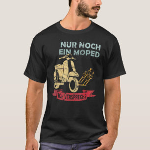 Mannen bromfiets 2 takt Anch Ein bromfiets  fans T-shirt
