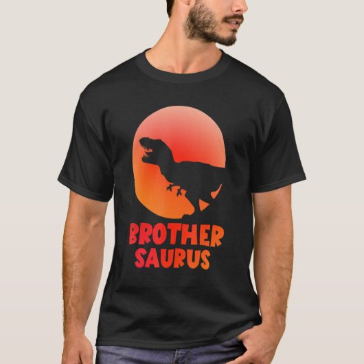 Mannen Brothersaurus Dinosaur Brother Saurus T-shirt (Voorkant)