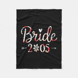 Mannen bruid est 2025 getrouwd trouwen bruidsfeest fleece deken