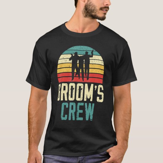 Mannen Bruidegom Crew Bruidegom Team Bruiloft Jach T-shirt (Voorkant)