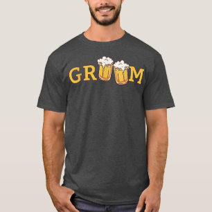 Mannen Bruidegom Drinken Team JGA Mannen Stag Nigh T-shirt