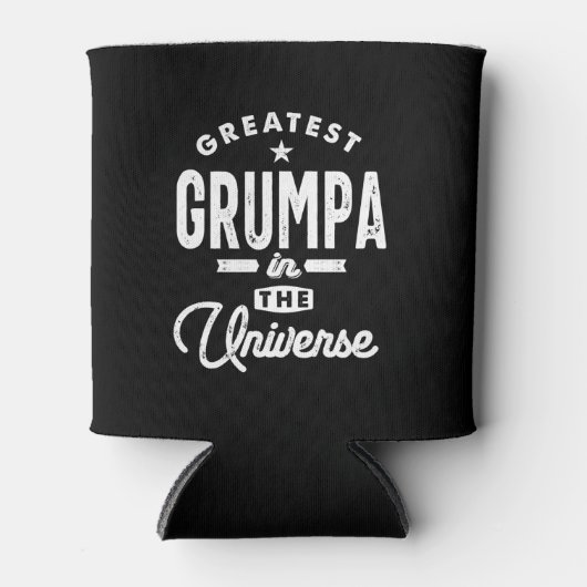 Mannen bruidegom in het universum blikjeskoeler (Voorkant)