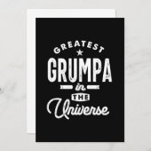 Mannen bruidegom in het universum kaart (Voorkant / Achterkant)