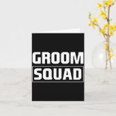 Mannen bruidegom squad bruidsjonkers team groep vr kaart (Gele Bloem)
