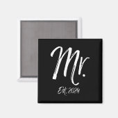 Mannen bruiloft Jubileum idee cadeau voor man Mr. Magneet (Voorkant / Achterkant)